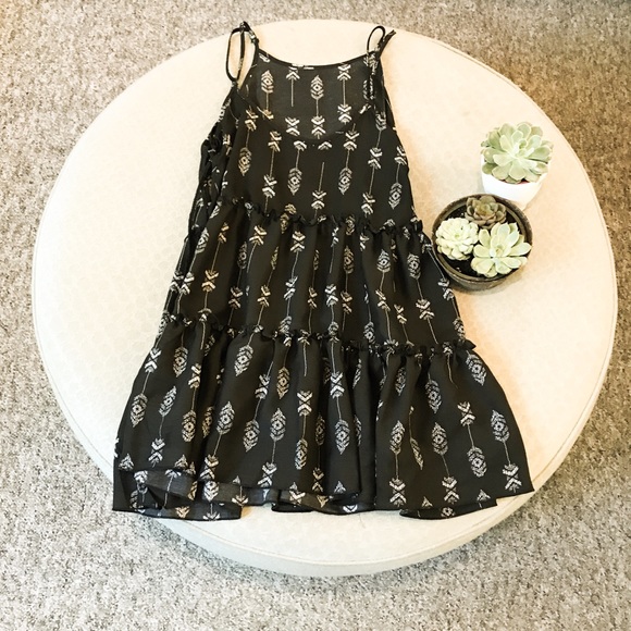 Black trapeze dress - Picture 5 of 5